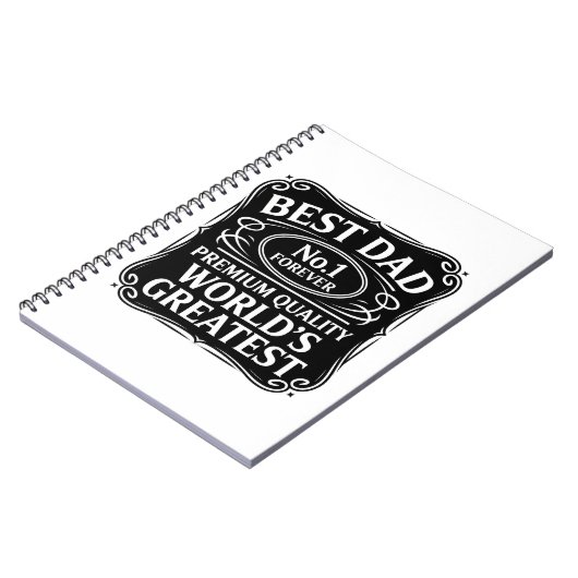 Bester Vater je Notizblock (Linke Seite)