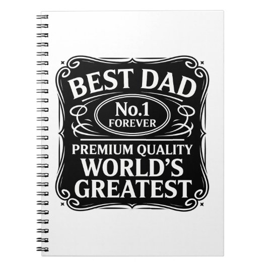 Bester Vater je Notizblock (Vorderseite)