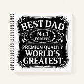 Bester Vater je Notizblock (Vorderseite)