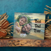 Bester Vater je Ocean Sonnenuntergang 0735 Fotoplatte (Seite)