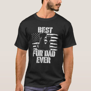 Bester Vater je Papa Usa Flagge Bestes Tier und Ka T-Shirt
