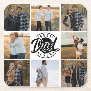 "Bester Vater je" Paper Untersetzer