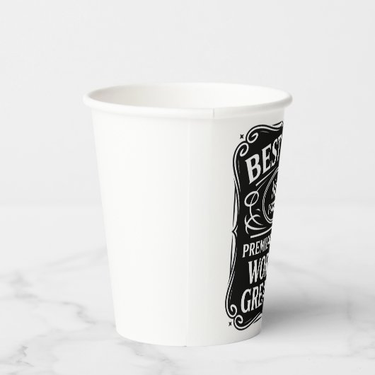 Bester Vater je Pappbecher (Rechts)