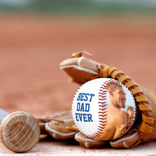 Bester Vater je Patriotic Red White Blue Foto Baseball