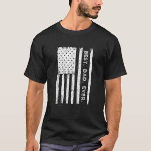 Bester Vater je Patriotic USA Flag Vater T-Shirt