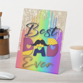 Bester Vater je Pedestal-Zeichen Sockelschild