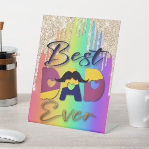 Bester Vater je Pedestal-Zeichen Sockelschild