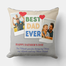 Bester Vater je - Perfektes Geschenk für den Vater Kissen