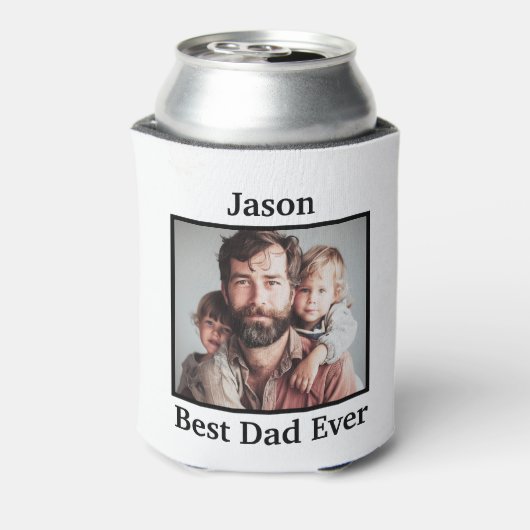 Bester Vater je personalisieren kaukasischen Ameri Dosenkühler (Kanne Rückseite)