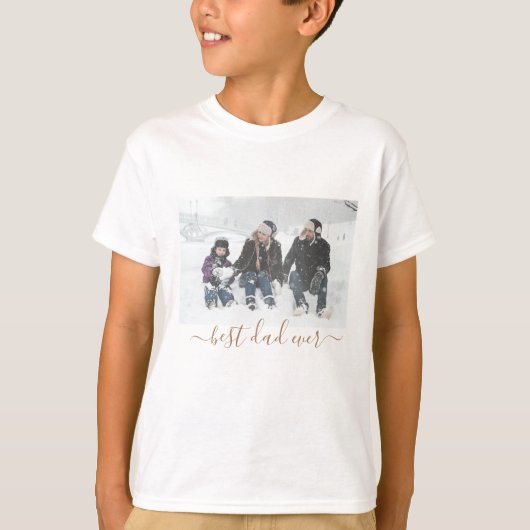 Bester Vater je, personalisieren Sie Ihren Namen,  T-Shirt (Vorderseite)