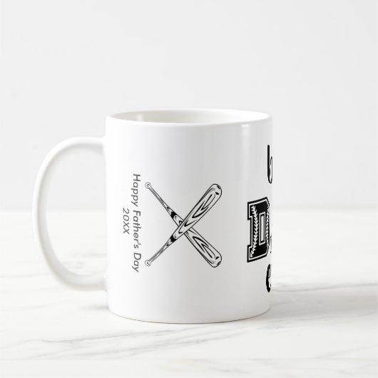 Bester Vater je Personalisiert Kaffeetasse (Links)