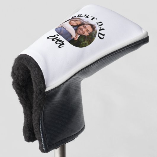 Bester Vater je Personalisierte Fotomodelle Golf Headcover (3/4 Vorderseite)