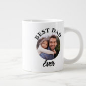 Bester Vater je Personalisierte Fotomodelle Jumbo-Tasse (Rechts)