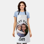 Bester Vater je Personalisierte Fotomodelle Schürze (Getragen)
