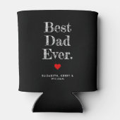 Bester Vater je Personalisierte Namen Dosenkühler (Rückseite)