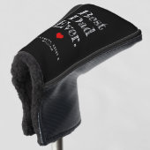Bester Vater je Personalisierte Namen Golf Headcover (3/4 Vorderseite)