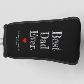 Bester Vater je Personalisierte Namen Golf Headcover (Vorderseite)