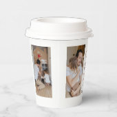 "Bester Vater je" Personalisierte Papiergruppen Pappbecher (Rechts)