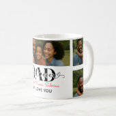 Bester Vater je Personalisierter FotoCollage Kaffeetasse (VorderseiteRechts)