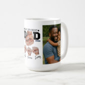Bester Vater je Personalisierter FotoCollage Kaffeetasse (VorderseiteRechts)