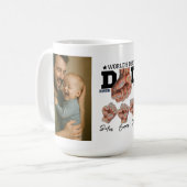 Bester Vater je Personalisierter FotoCollage Kaffeetasse (Vorderseite Links)
