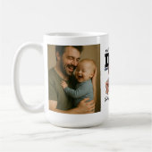 Bester Vater je Personalisierter FotoCollage Kaffeetasse (Links)