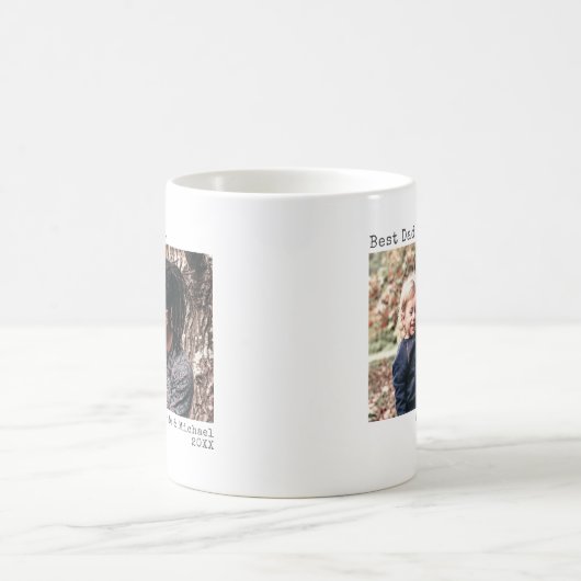 Bester Vater je Personalisierter Schreibmaschine F Kaffeetasse (Mittel)