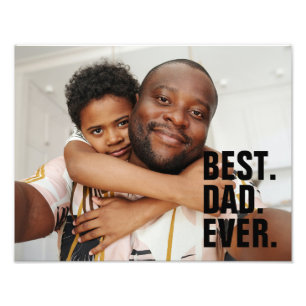 Bester Vater je Personalisierter Tag der Väter Fotodruck
