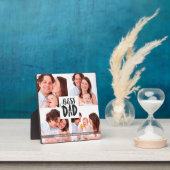 Bester Vater je, Personalisiertes 4 Foto Uni Gesch Fotoplatte (InSitu)