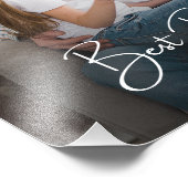 Bester Vater je Personalisiertes Foto (Ecke)