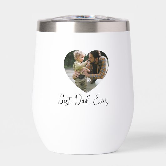 Bester Vater je Personalisiertes Foto (Vorderseite)