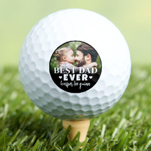 Bester Vater je Personalisiertes Foto Golfball