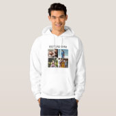 Bester Vater je Personalisiertes Foto Hoodie (Vorne ganz)