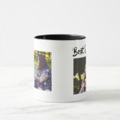 Bester Vater je Personalisiertes Foto Kaffee Tasse (Zentrum)