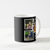 Bester Vater je | PERSONALISIERTES FOTO Kaffeetasse (VorderseiteRechts)
