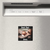 Bester Vater je Personalisiertes Foto Magnet (In Situ (Geschirrspüler))