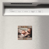 Bester Vater je Personalisiertes Foto Magnet (In Situ (Geschirrspüler))