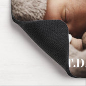 Bester Vater je Personalisiertes Foto Mousepad (Ecke)