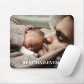 Bester Vater je Personalisiertes Foto Mousepad (Mit Mouse)