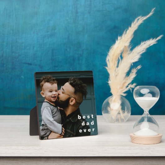 Bester Vater je Personalisiertes Foto Overlay Fotoplatte (InSitu)