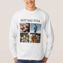 Bester Vater je Personalisiertes Foto T-Shirt