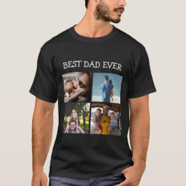 Bester Vater je Personalisiertes Foto T-Shirt