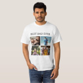 Bester Vater je Personalisiertes Foto T-Shirt (Vorne ganz)