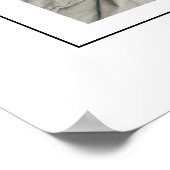 Bester Vater je Personalisiertes Foto und Text Poster (Ecke)