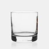 Bester Vater je Personalisiertes Foto und Text Whiskyglas (Links)