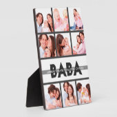 Bester Vater je, Personalisiertes Geschenk für 9 F Fotoplatte (Seite)