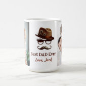 Bester Vater je - Personalisiertes Vatertagsgesche Kaffeetasse (Mittel)