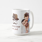 Bester Vater je - Personalisiertes Vatertagsgesche Kaffeetasse (VorderseiteRechts)