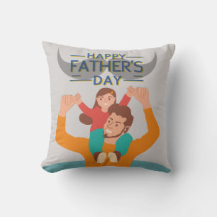 Bester Vater je - Personalisiertes Vatertagskissen Kissen