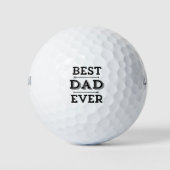 Bester Vater je Pfeil nach Bedarf Golfball (Vorderseite)